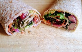 HummusRainbowWrap