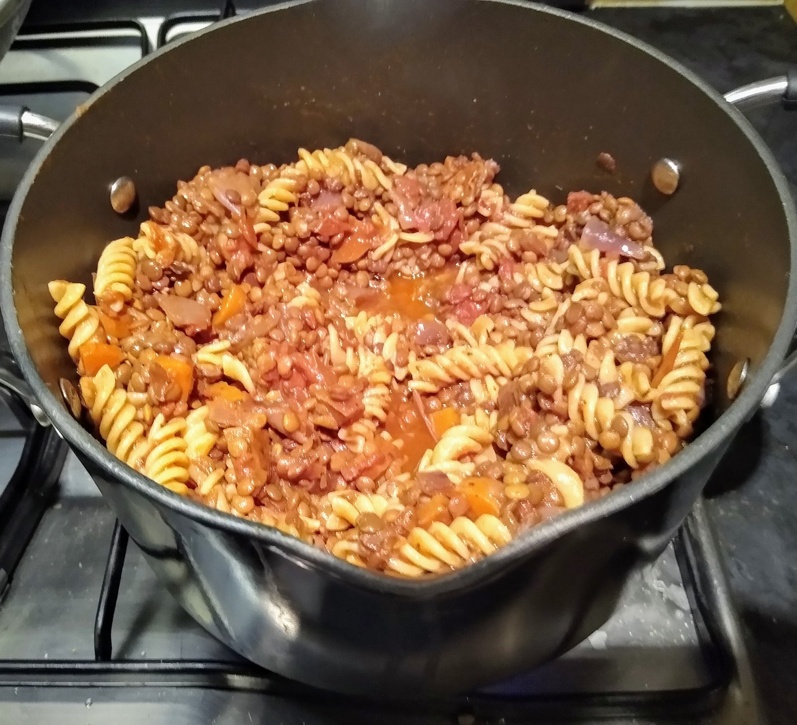 PastawithLentilsandWine_CiderSauce